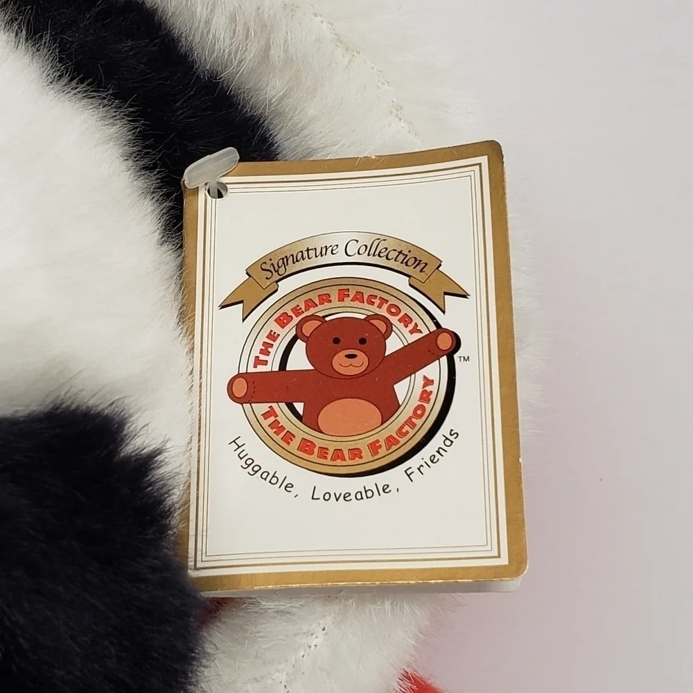 The Bear Factory 15" Panda Bear with Soft Fleece Red Coat and Hand Muff Plush - Picture 5 of 7